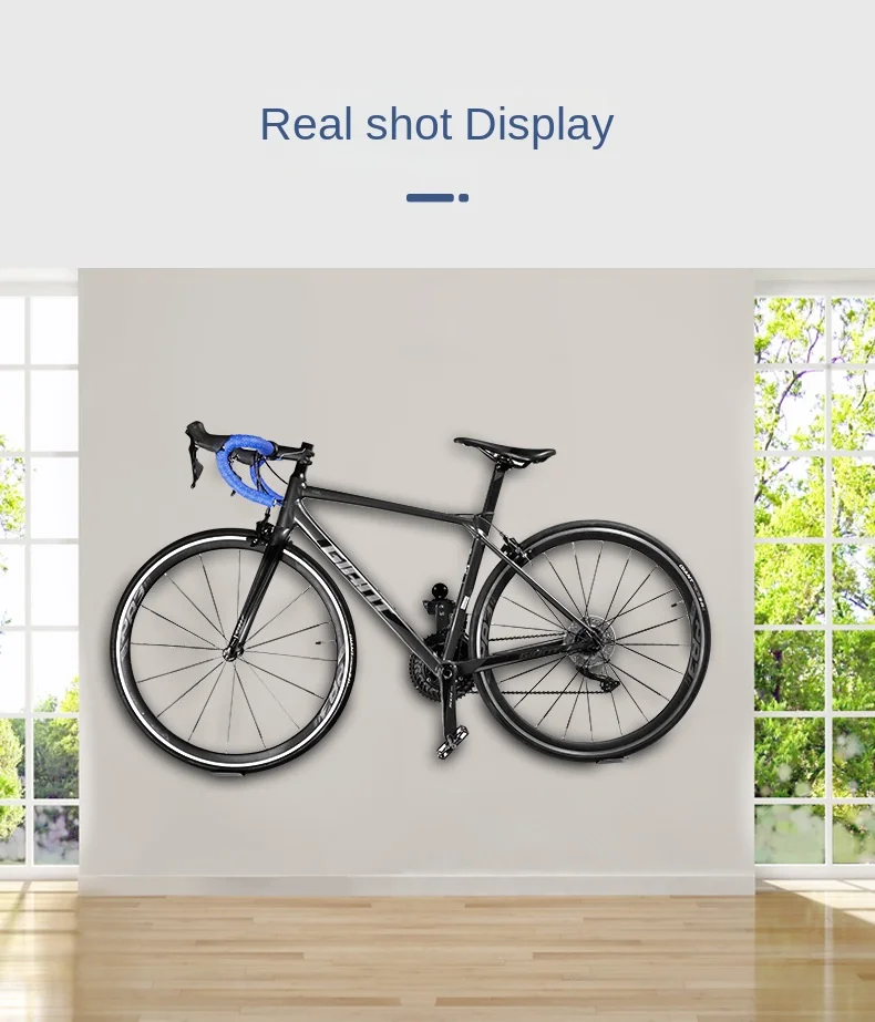 Eisen Fahrrad Halter Halterung Ständer Haken Fahrrad Pedal Wand Lagerung Aufhänger Kits – Detail 7