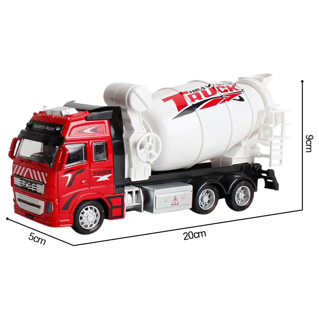 1/38 Diecast Alloy Pull Back Truck Model Boys Gifts Age 3 Toddlers Party Favors Home Decoration