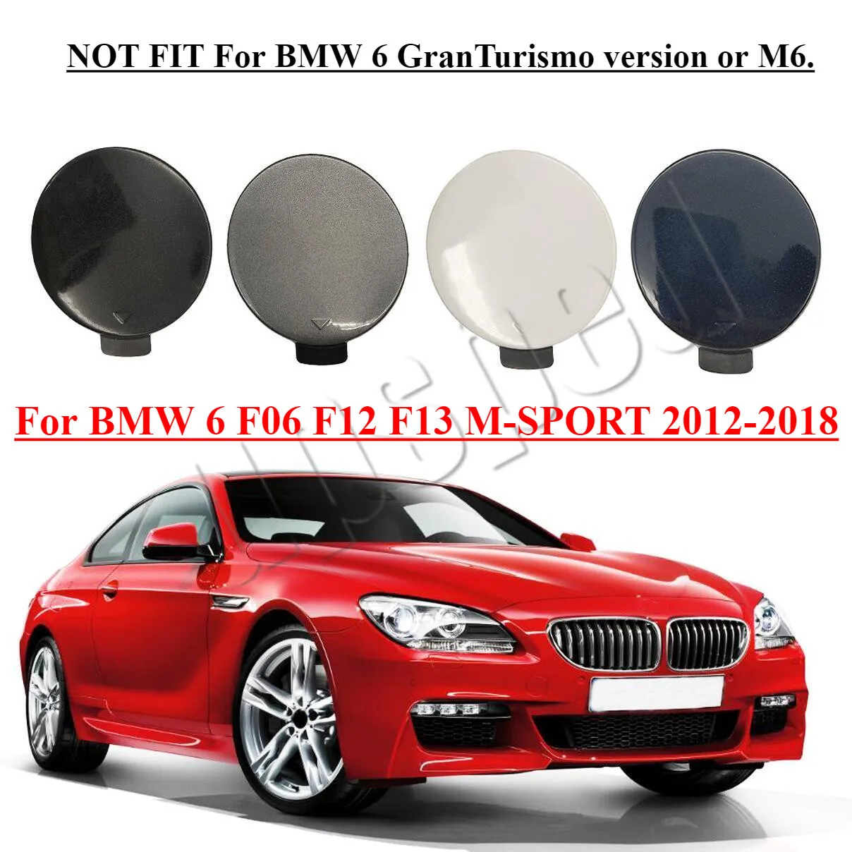 

Крышка с отверстием для фаркопа переднего бампера для BMW 6 F06 F12 F13 M-SPORT 2012-2018