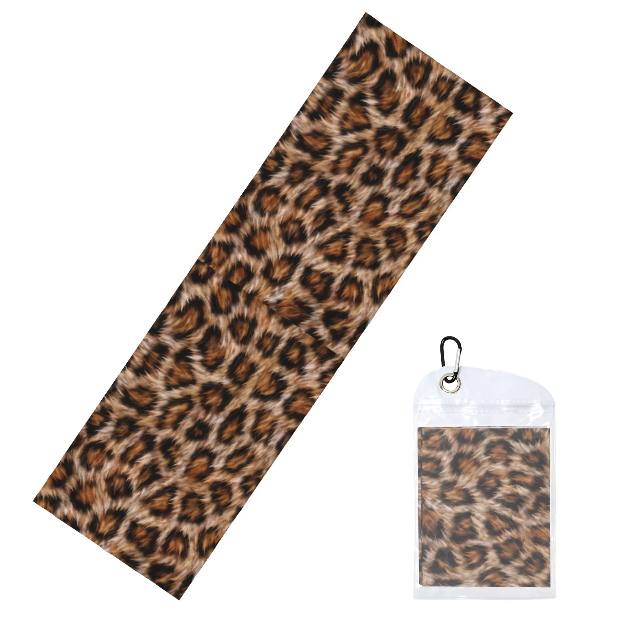 Leopard Print Fur Spots Towel Quick Dry Leopard Skin Super Soft  Fitness and Outdoor Activities Towels