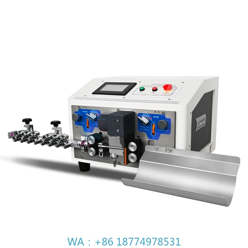 Cable Cutting and Stripping Machine X Full Automatic Multi-core 8 Cores Cable Peeling Machine OD7MM Shielded