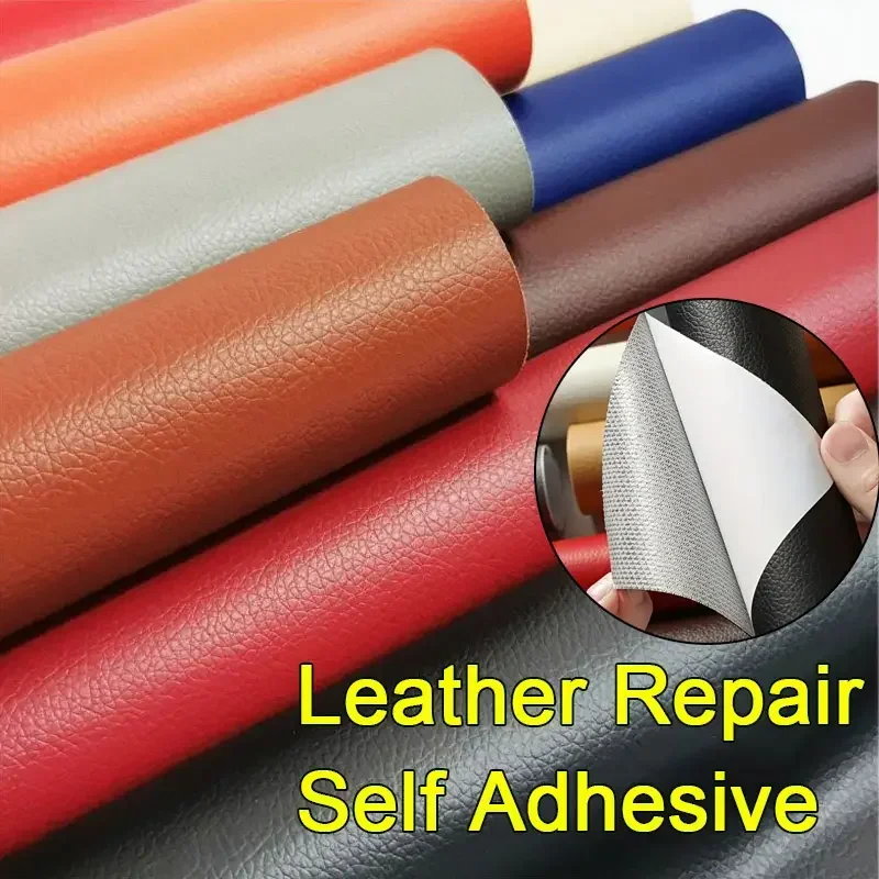 Leather Repair Tape Patch Self-Adhesive Couch Waterproof Wear-Resisting For Furniture Drivers Seat Sofa Car Seats Shoes Fabric