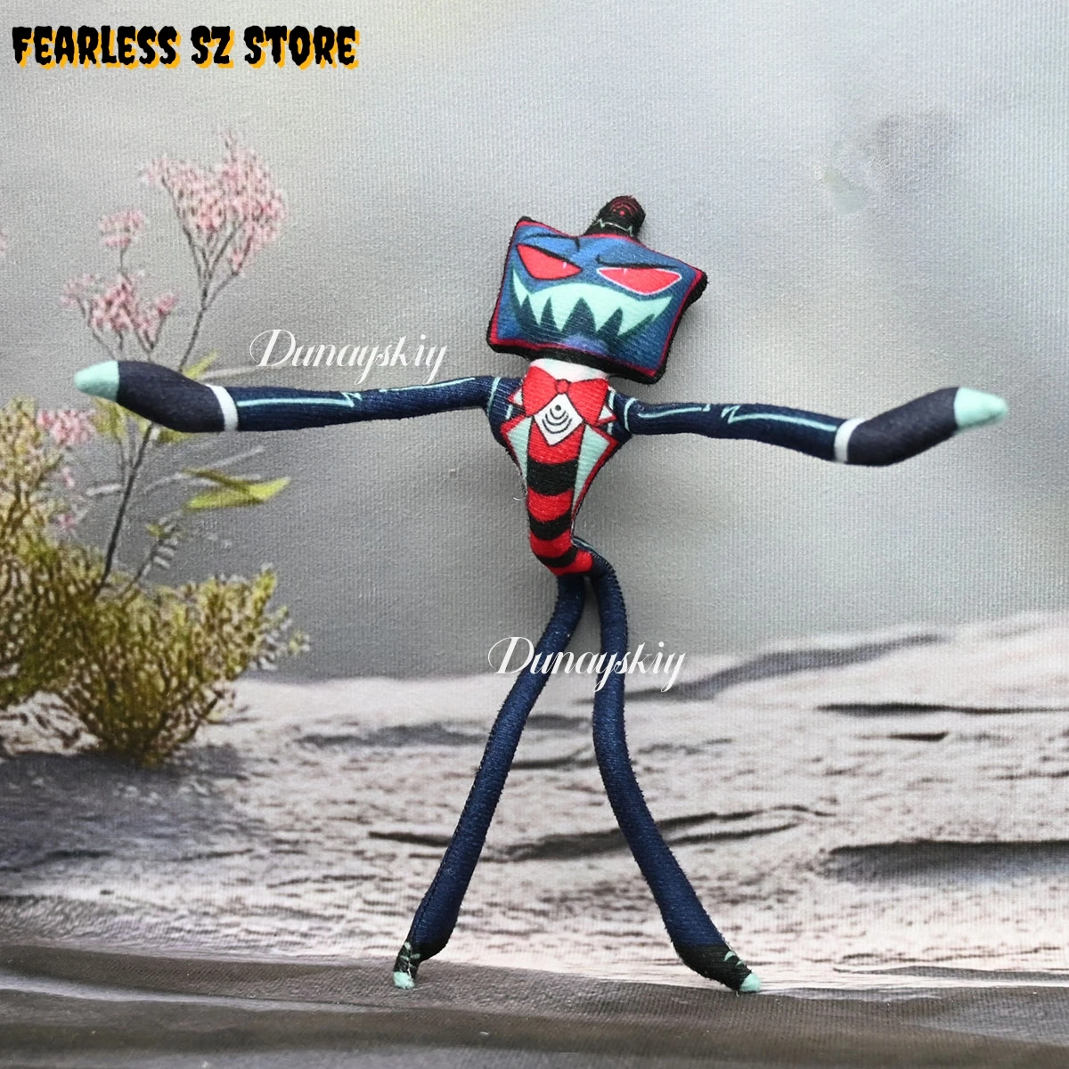 28 سنتيمتر Vox Alastor Vel Niffty أنيمي تأثيري الأجهزة الطرفية قصيرة أفخم وسادة محشوة تحصيل نموذج طفل هدية