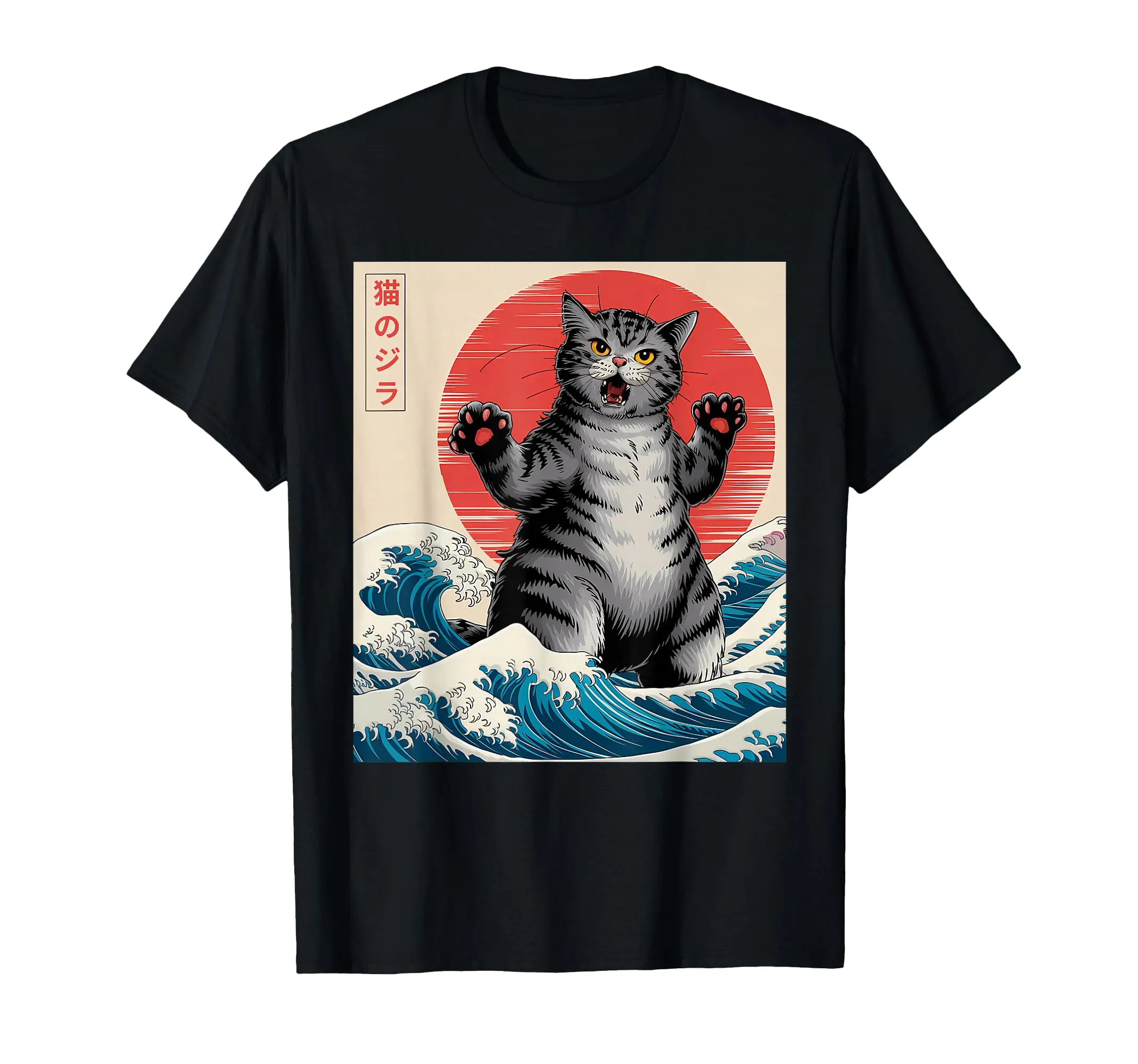 

Футболки с японским принтом кошек для женщин, топы с графическим принтом манги, футболки с круглым вырезом в стиле Харадзюку, женская одежда, модный топ