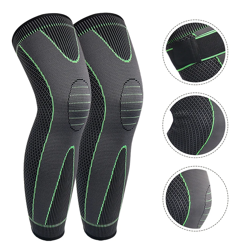 دعامة ركبة قابلة للتنفس، دعم من النايلون الفاخر لتخفيف الآلام وحماية الإصابات، أكمام الركبة للياقة البدنية لتشغيل كرة السلة
