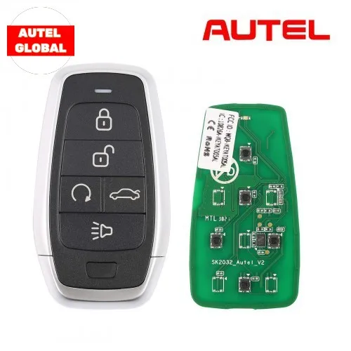 Autel IKEYAT005BL Independent Universal Smart Remote Key 5 Buttons