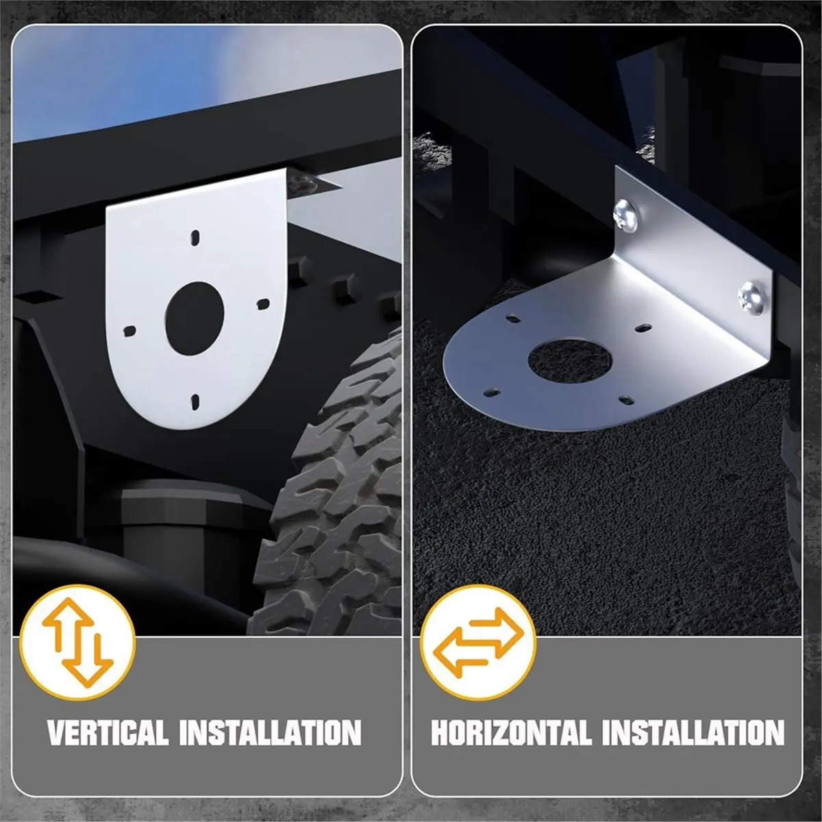 update. Watermelon LED Light Brackets,Mounting Brackets with Pre-Drilled Holes,Universal Watermelon Light L-Shape Holder for Car