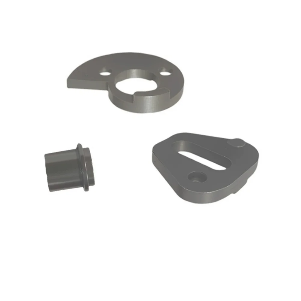 3 Piece Alloy Chain Tensioner Adjustment Block Set For 10 12 Inch Electric Saw Guide Bar Repair Tool Gray