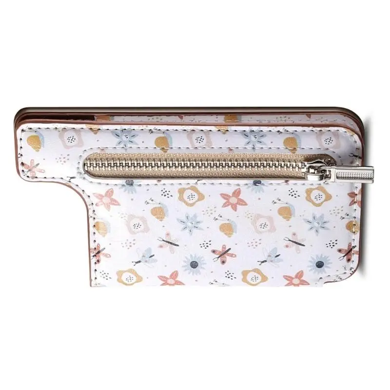 R53C Multifunctional Phone Card Holder Blocking Wallet Zippers Pocket for Daily