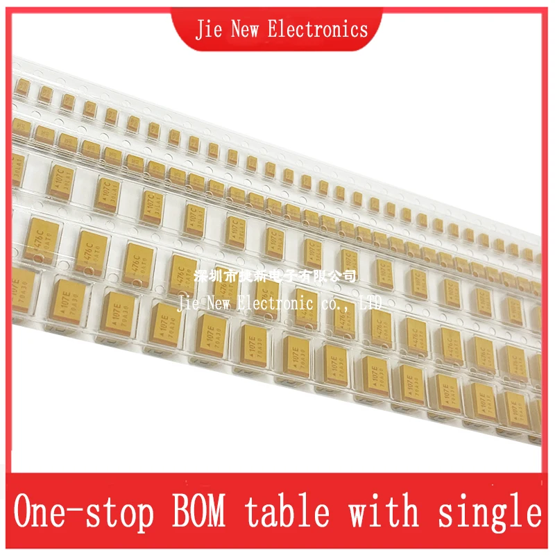 10PCS A B C D Type Tantalum Capacitor 10UF 100UF 220UF 330UF 470UF 6.3V 10V 16V 25V 35V 50V 2.2UF 4.7UF 22UF 47UF 3216-7343
