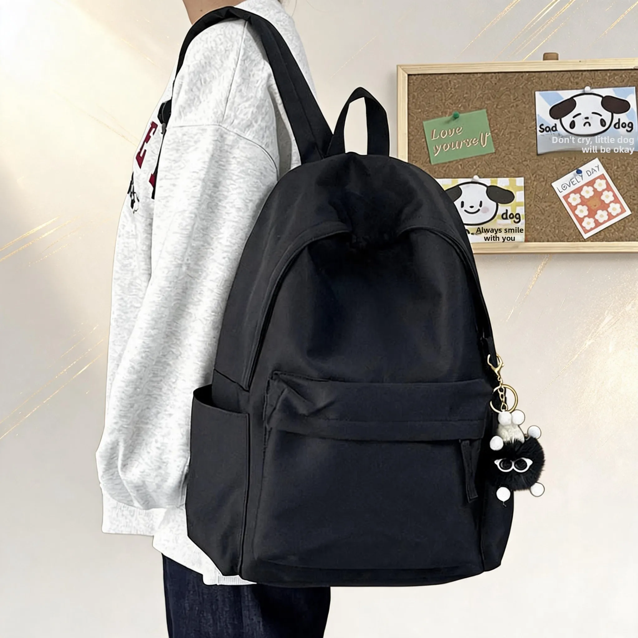 zaino-capiente-dal-design-semplice-e-monocromatico-alla-moda-con-doppie-spalline-ideale-per-studenti-delle-scuole-medie-e-superiori-e-per-studenti-universitari