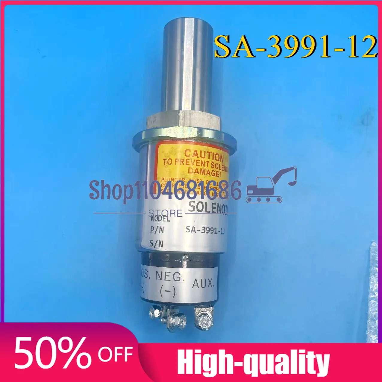 SA-3991-12 836640253 Flameout Solenoid Valve for MF7250 MF7252 MF8160 Brand New Tractor Accessories Agricultural Machinery Parts