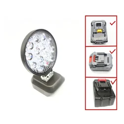 4 Inch LED Work Light 42W Flashlight for makita 14.4V 18V Tool Cordless Emergency Flood Compatible Auto Repair without Battery