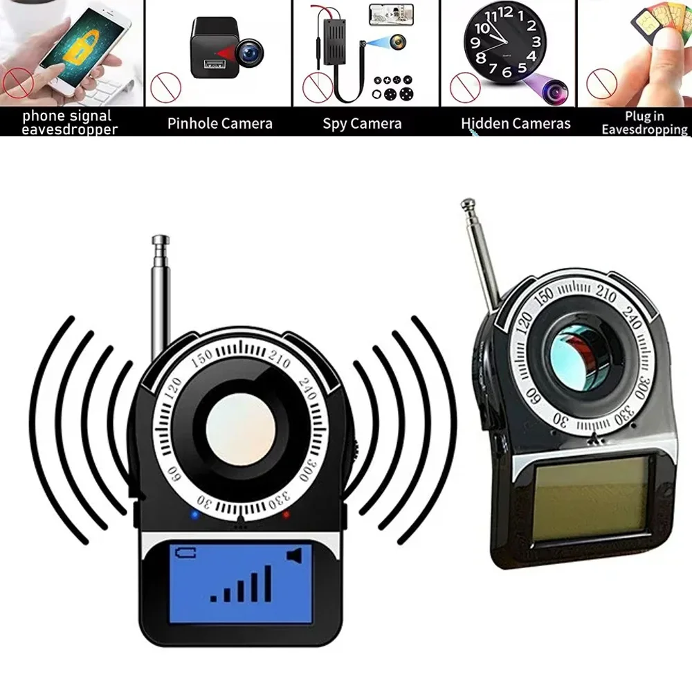 

Портативный микродетектор шпионская скрытая камера детектор гостиничная камера-обжимная камера сканер сигнал мобильного телефона шпионский гаджет ошибка детектор устройства