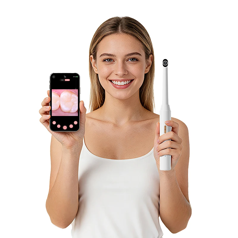 Handheld WIFI Endoscope Video Camera with 8 LED Lights Digital Wireless Inspection Borescope USB-C Charging For Smart Phones