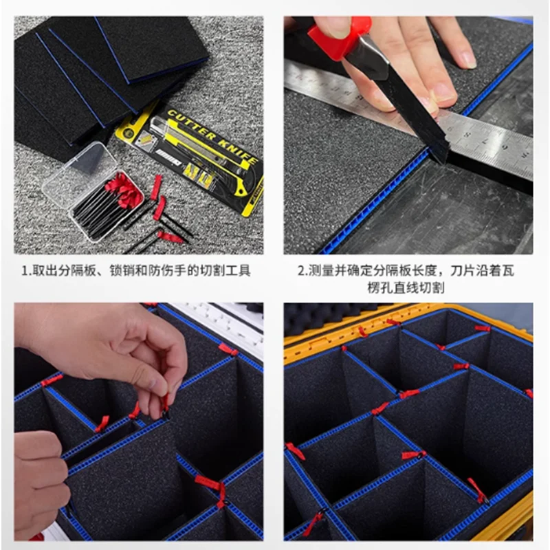 Corrugated partition professional protective box protection lining