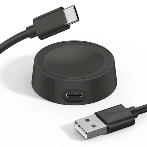 For Samsung Galaxy Watch 7/6/6 Classic/5 Pro/5/4/4 Classic USB Charger Smartwatch Dock Stand Fast Charge Replacement Charger