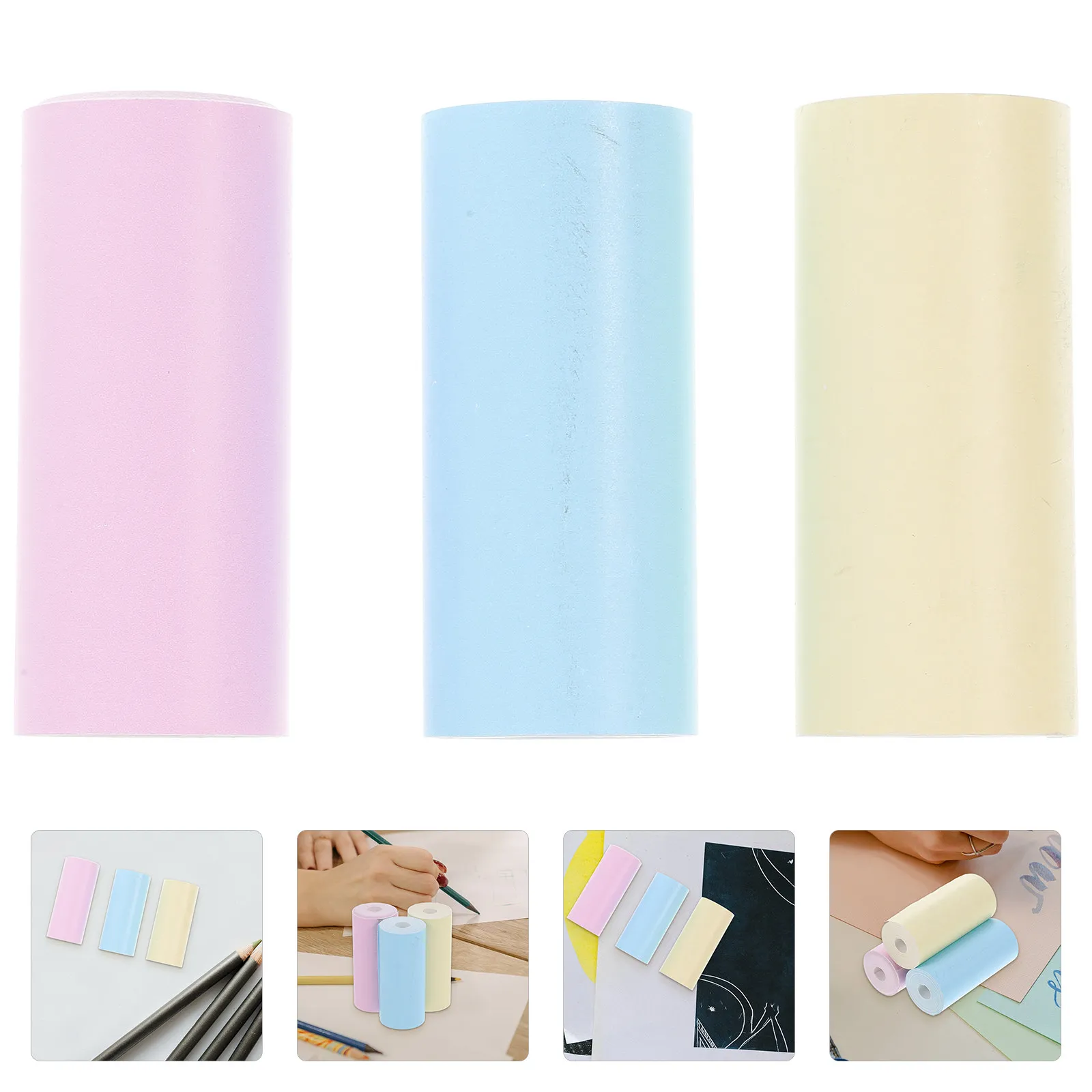 

3 рулона корректирующих наклеек для письма, съемные, самоклеящиеся, школьные принадлежности для студентов, для использования с нейтральными шарикопишущими ручками, портативные