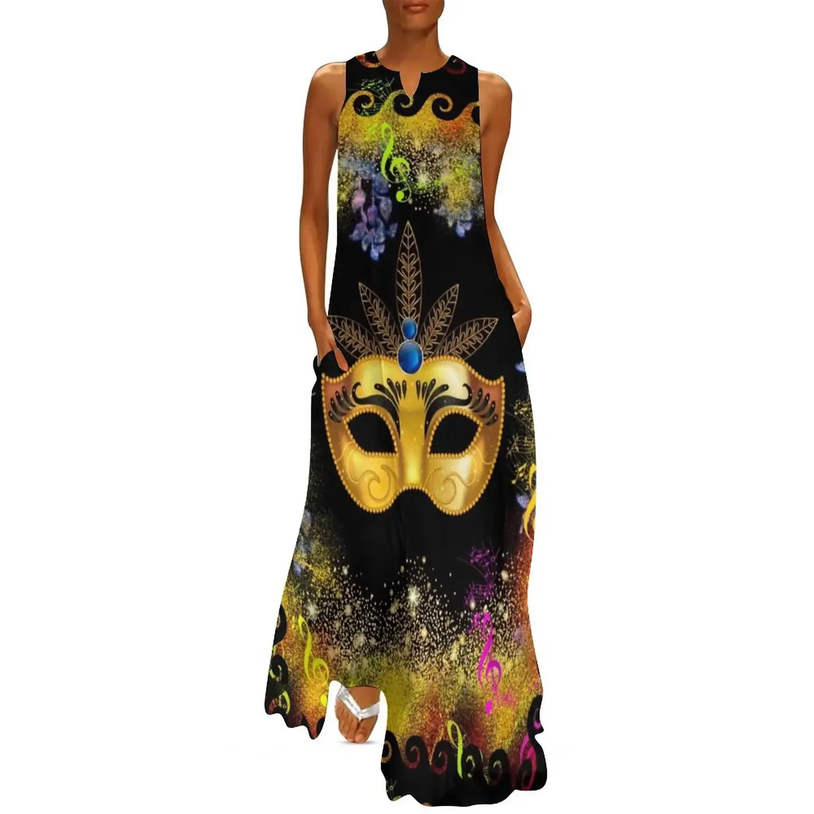 

Mardi Gras - celebrate in style Long Dress summer dress woman 2025 elegant women's sets women's evening dresses Dress