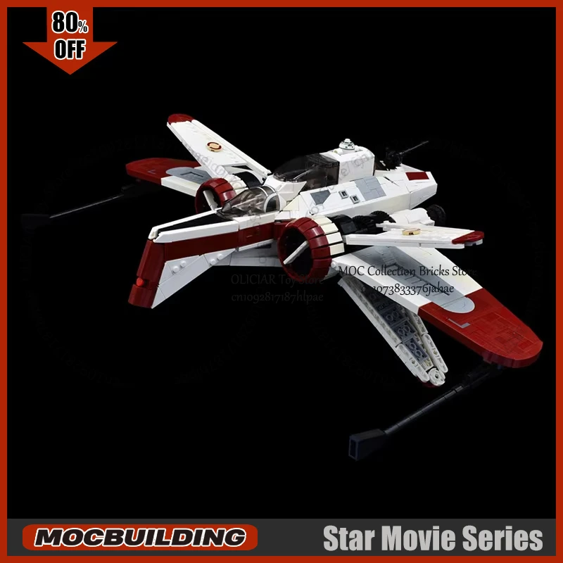 Movie Scene MOC Building Blocks ARC-170 Fighter DIY Assembled Wing Super Aircraft Technology Bricks Collection Toys Xmas Gifts