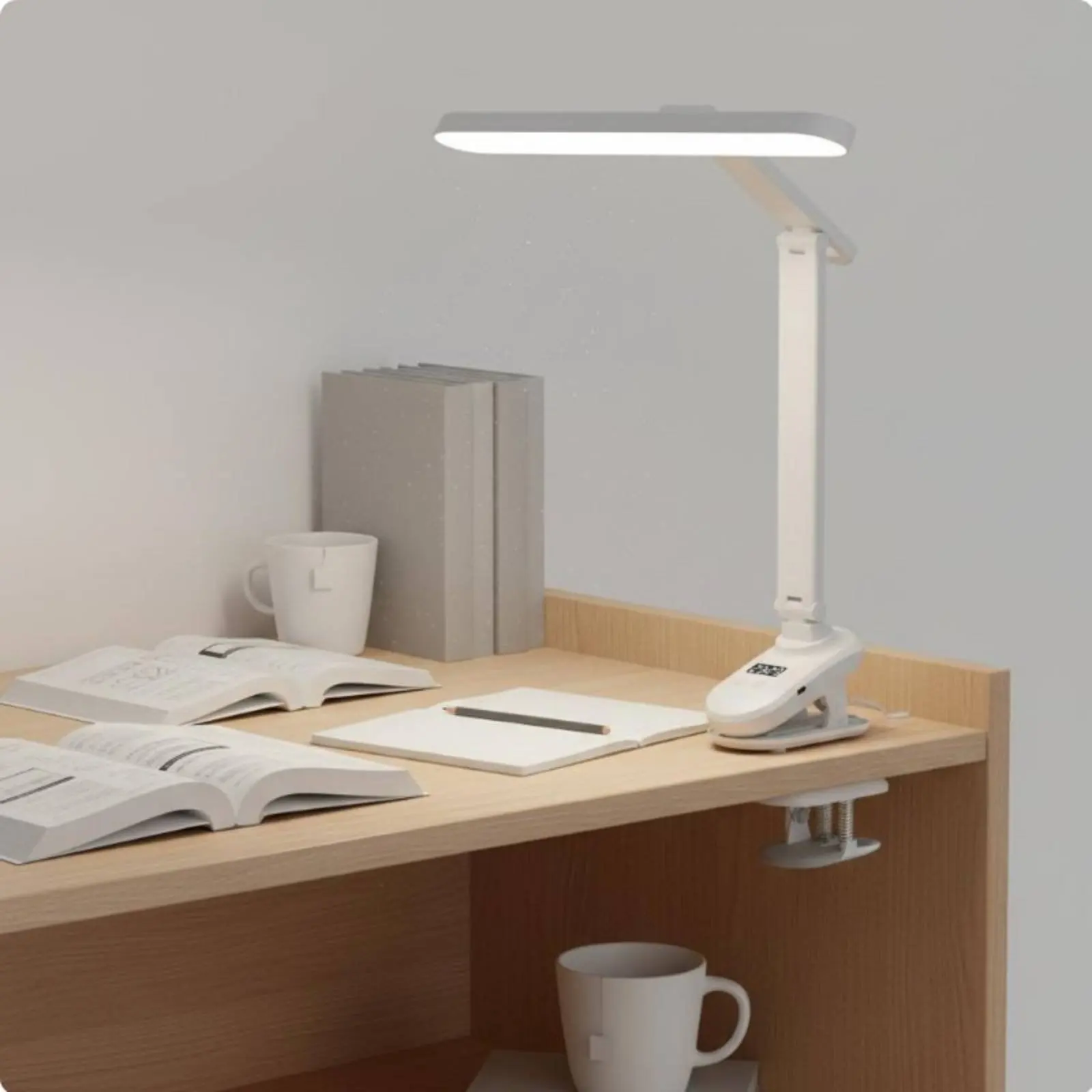 

Illuminating Clamp-on Desk Lamp Vision-Caring Adjustable Extension Clamp Lamp Bedside Clamp Lamp Non-Flickering Indoor Lighting