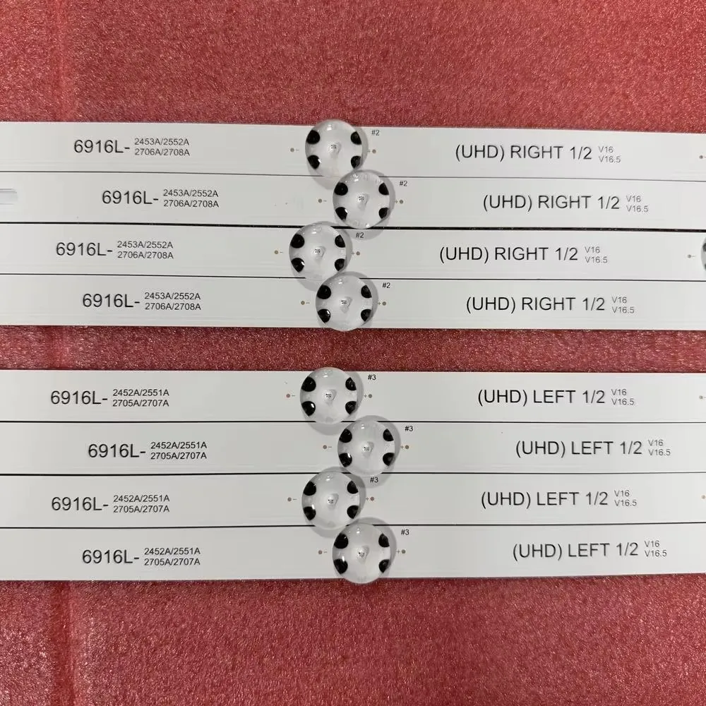 Kit LED Backlight Strips For TV 49UH6500 49UH656V 49UH6880 49UH676V 49UH671V 49UH661V 49UH668V 6916L-2452A 2453A 2551A 2552A