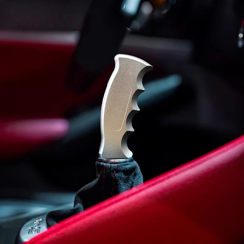 

JDM High Quality Aluminum Manual Shift Knob Gear Head Shifter Handl Pistol Grip Adapter Adjustable Gear Lever FOR RACING Car