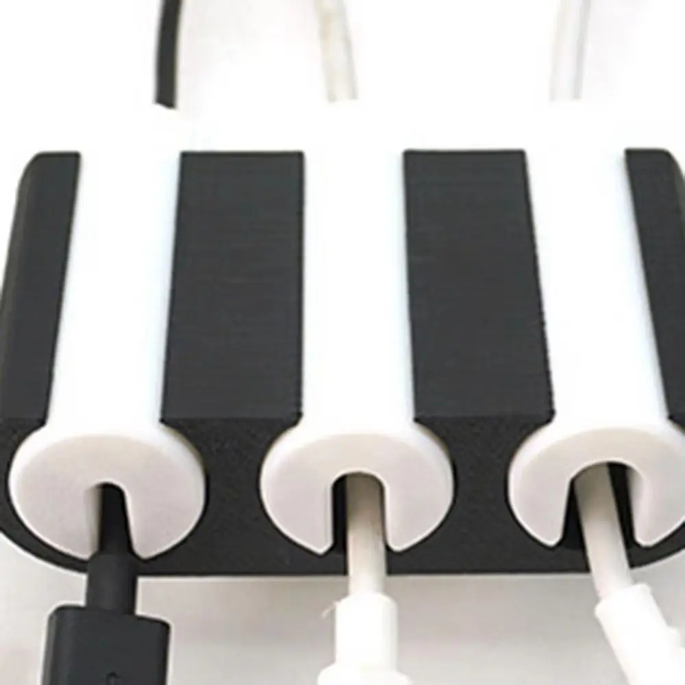 

Plastic Cable Management Holder Compact Lightweight Desktop Cable Organizer Organization Storage Desktop Cable Manager