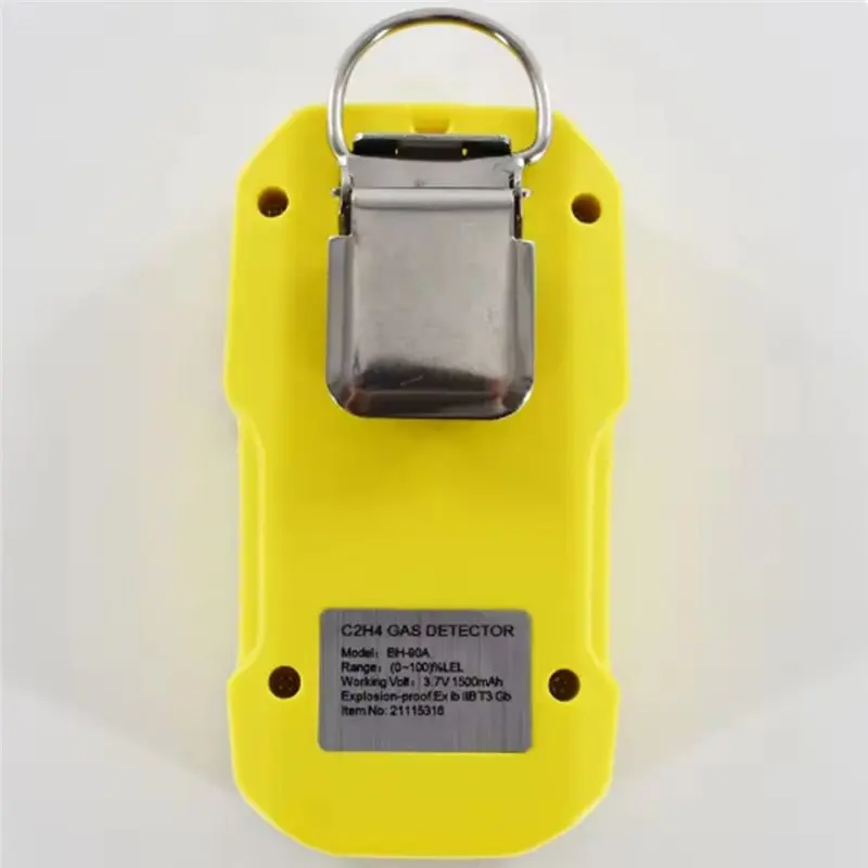 USB Rechargeable Digital Portable Ethylene C2H4 Gas Detector BH-90A C2H4 Meter 0-100% LEL EU Plug