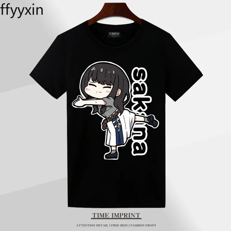 

Lycoris Recoil Takina Inoue Unisex Anime Black Short Sleeve Casual T-shirt Tops