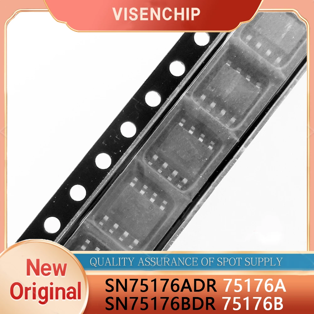 10piece New Original SN75176A SN75176B 75176B 75176A SN75176ADR SN75176BDR SOP-8
