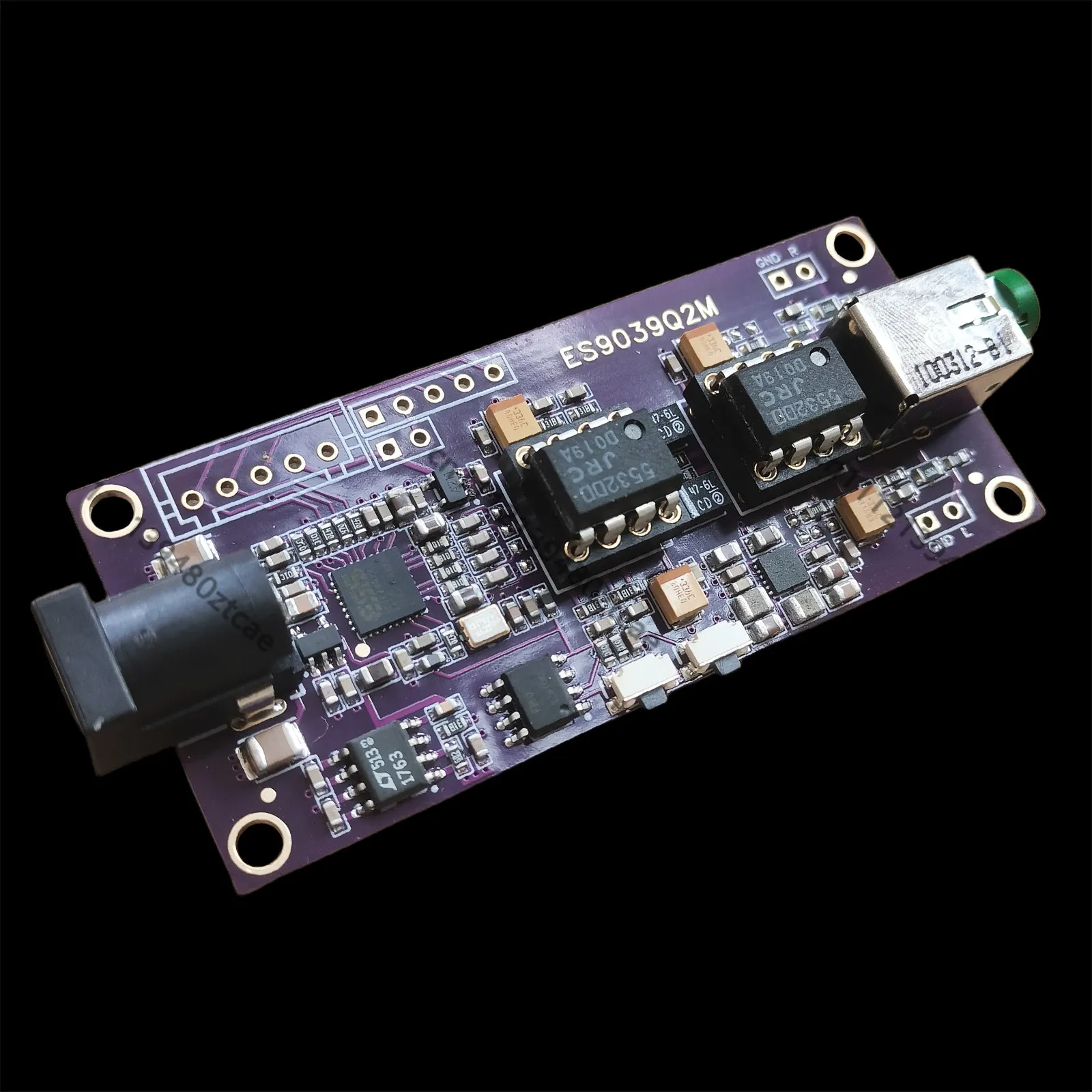 HiFi DAC Decoder Board I2S Input Asynchronous USB Audio Module Support High Resolution Digital Audio Playback view 2