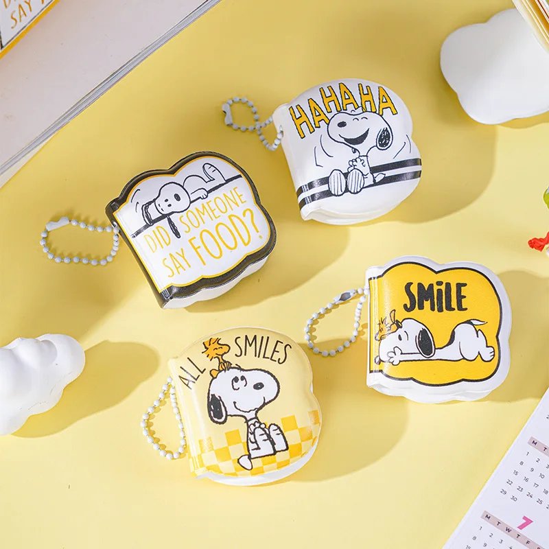 criativo snoopy memo pad sticky note descompressao mini notebook papelaria notepad post escritorio e material escolar 12 pcs por lote 01