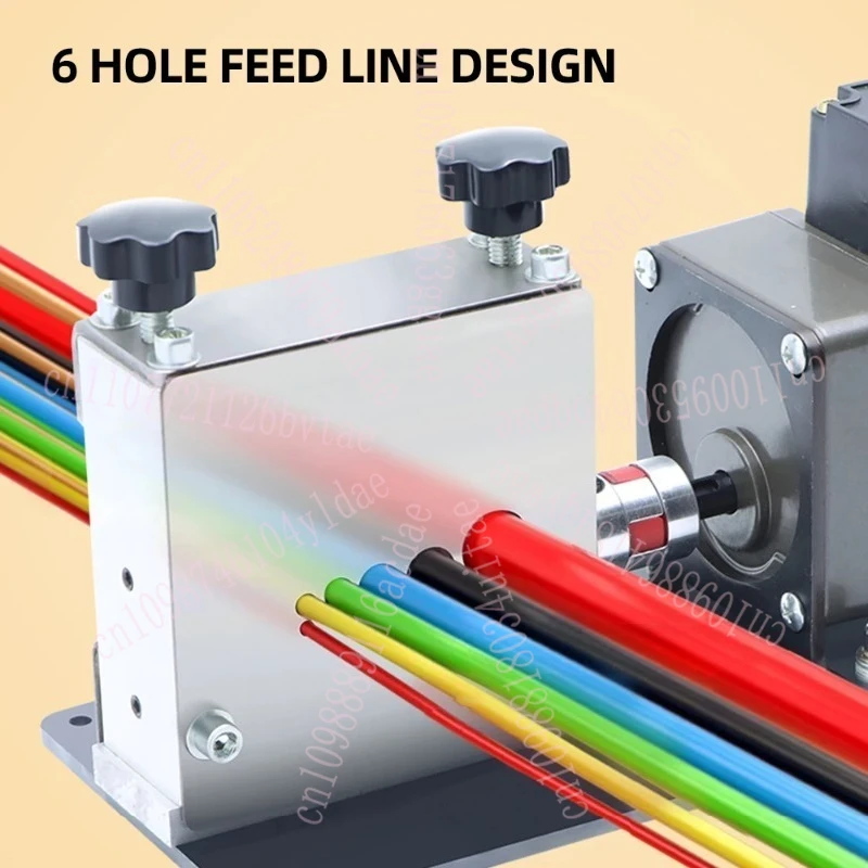 1-70mm2 آلة تجريد الأسلاك النفايات النحاس كابل مقشرة التلقائي 6 حفرة آلات متجرد