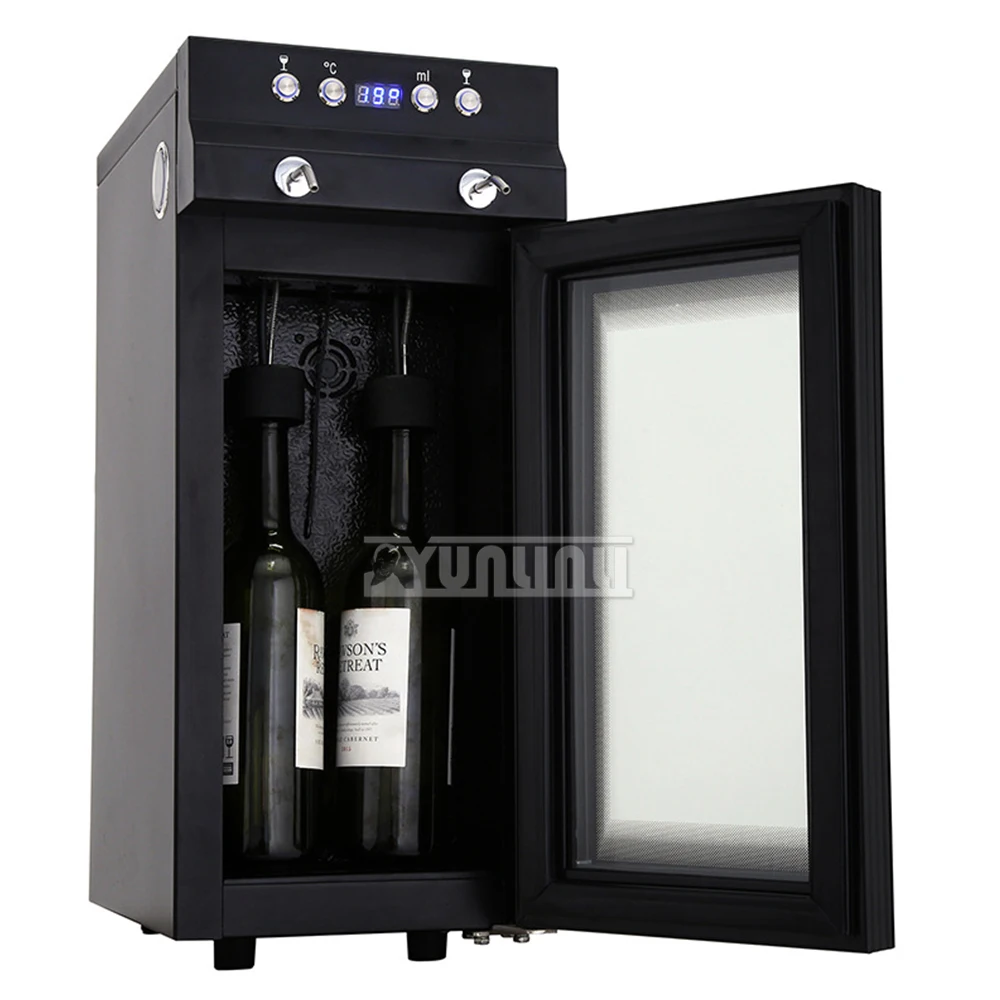 Household Wine Chiller Fridge Cooler Grape Wine Dispenser Machine Constant Temperature Wine Freshkeeping Refrigerator Nevera