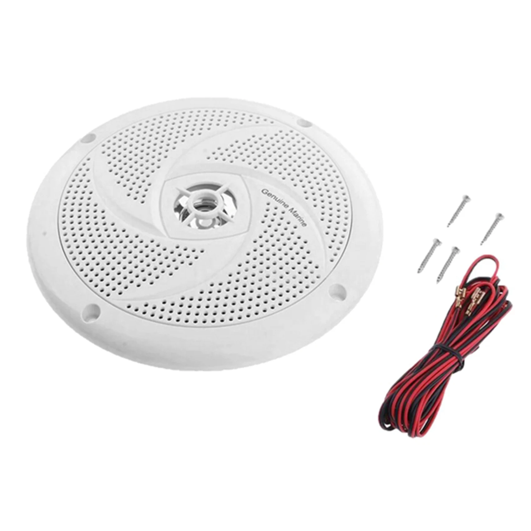 White Yacht Waterproof Round Speaker Marine Speaker For Car RV Boat Sound Speaker Horn