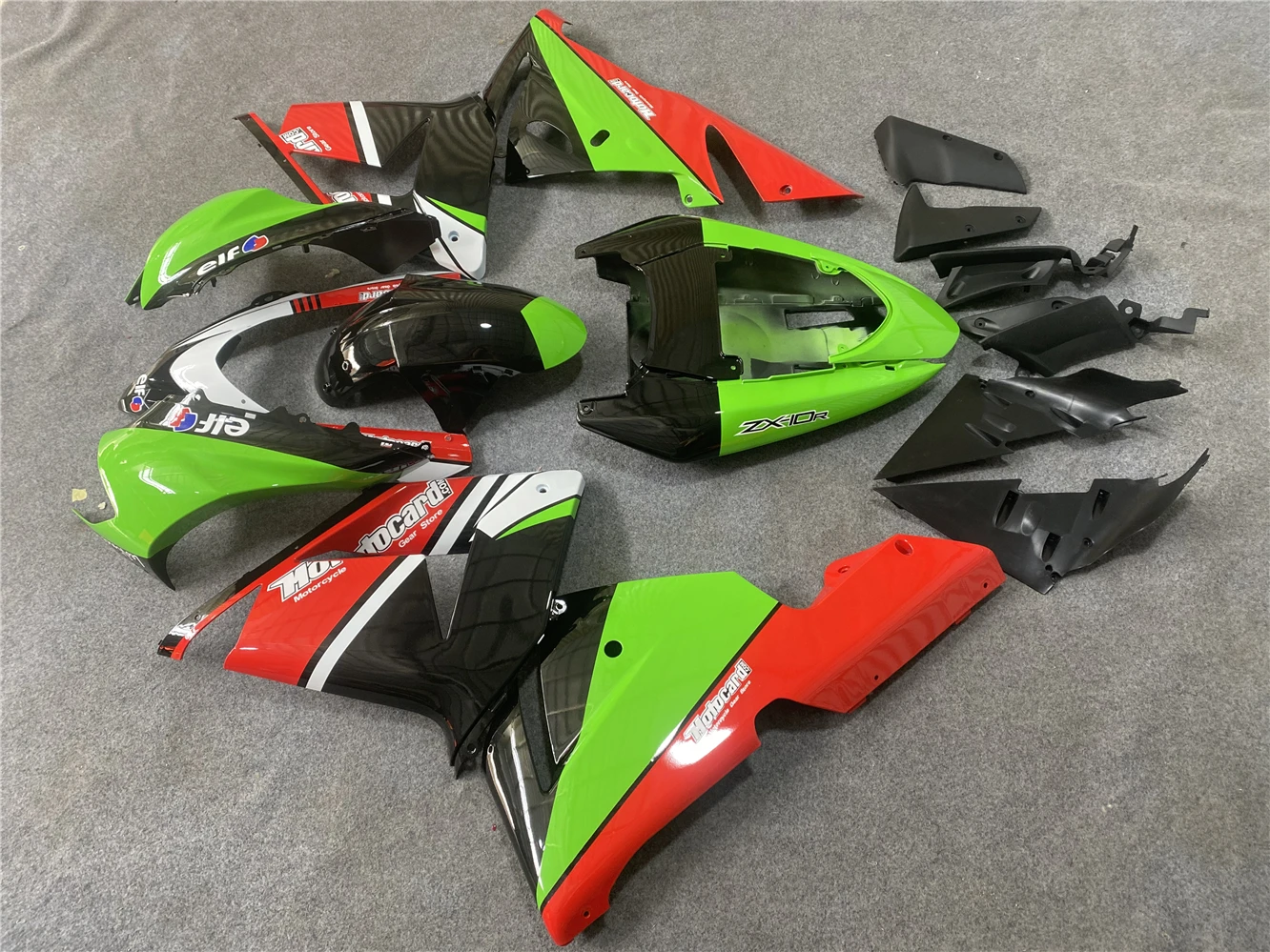 Motorcycle Fairing Kit Suitable for Kawasaki ZX-10R 04-05 Year 10R 2004 2005 Fairing Red Green White Black