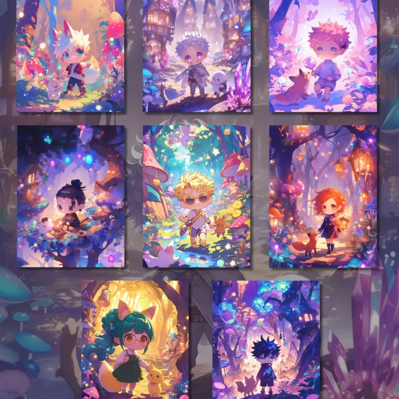 2025 estuche más nuevo al por mayor Bling Culture Jujutsu Kaisen tarjeta de papel de colores comercio Global Anime Gojo Nanami ACG TCG regalo de pasatiempos