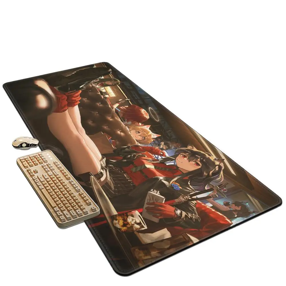 Arknights Endfield Rossi Mouse Pad Anime Girl Mousepad Large Gamer XXL Laptop keyboard Gaming PC HD Printing overlock Desk Mat