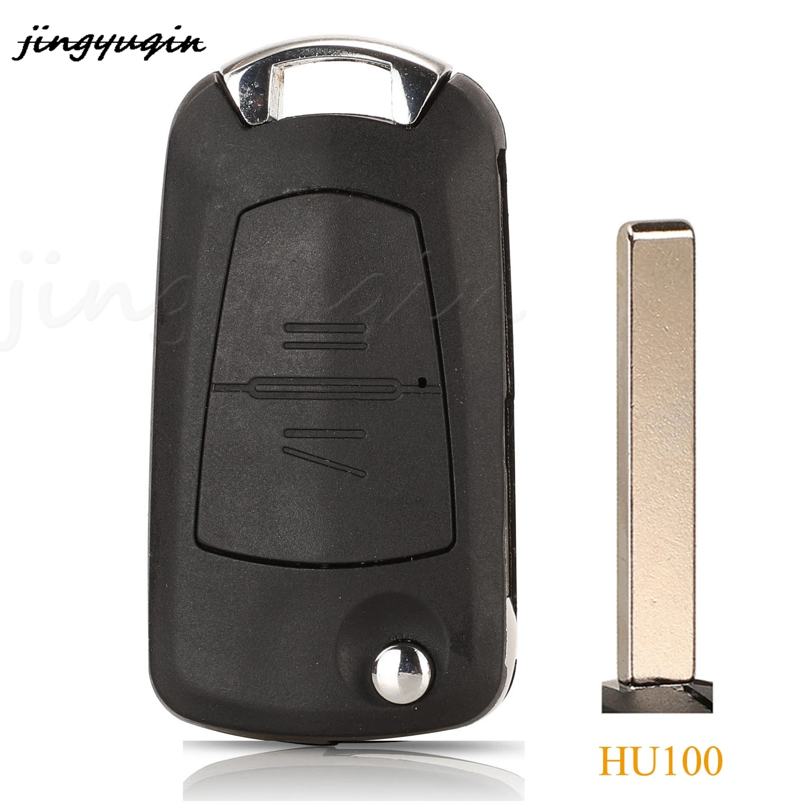 jingyuqin 2 Buttons Replacement Modified Flip Folding Remote Car Key Shell Case For Opel Vauxhall Corsa Astra Vectra Signum