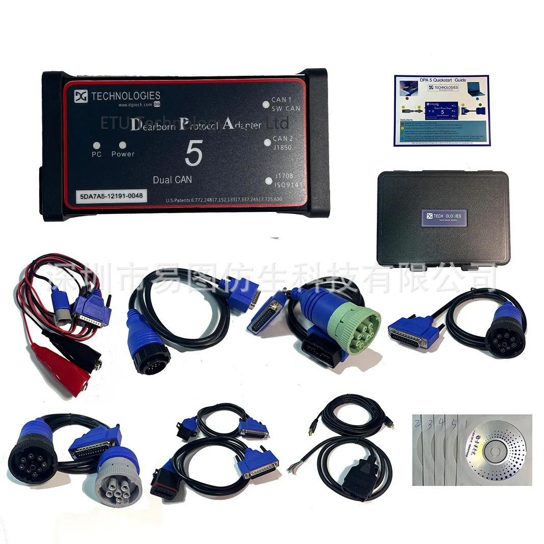 DPA5 Сверхмощный USB/Bluetooth DPA 5-адаптер протокола Dearborn Многоязычный диагностический сканер для грузовиков диагностический dpa5