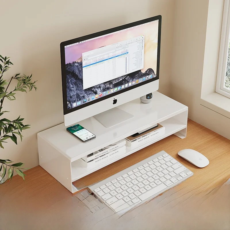 Stable Cuter Elevation Stand Office Monitor Desk Top Desktop Screen Heightening Base Support Ra Luxury Metal elf
