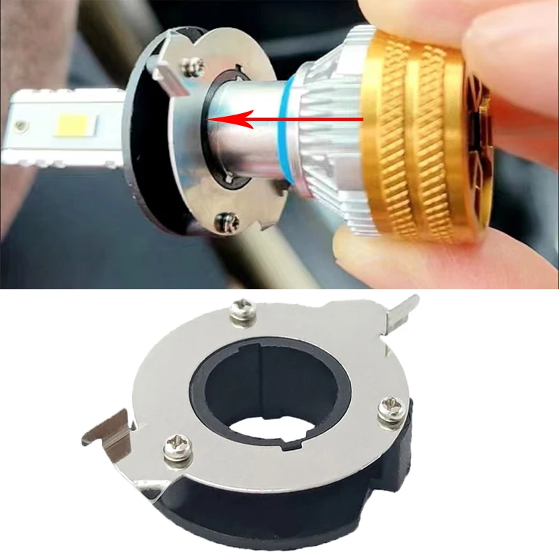 

Car H7 LED Adapter Base For Mercedes Benz ML450 ML500 GLA63 AMG GL350 E350 Ml350 W169 W176