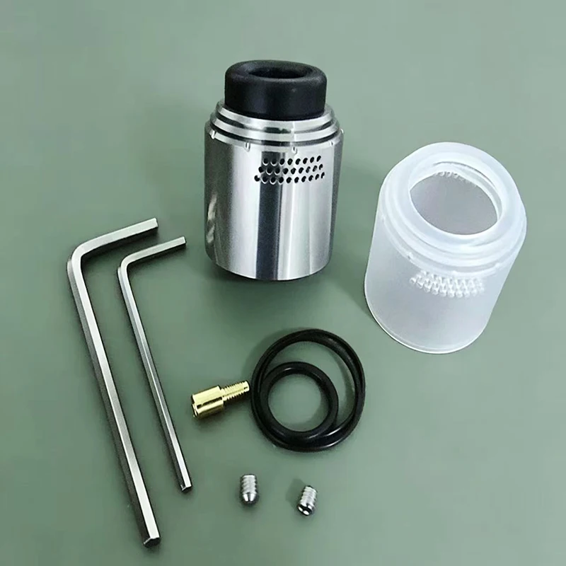 DIY TEMPLE 28MM RDA Squonk BF Atomizer Rebuildable Dual Coil Top Filling Tank with Wide 810 Drip Tip for 510 Thread Spare Part - view 5
