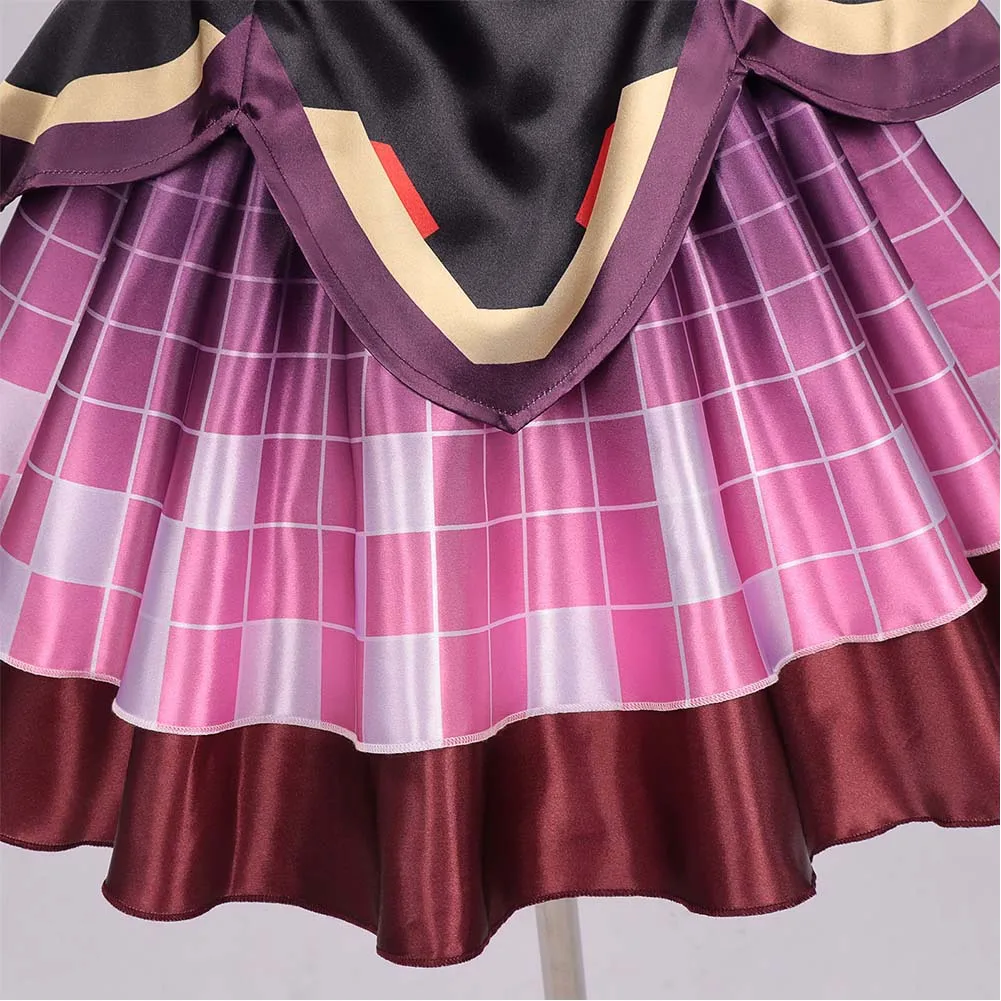OW 2 Cosplay Juno Corrupted Heart of Hope Costume Magical Girl Off Shoulder Dress Choker Gloves Halloween Carnival Disguise view 5