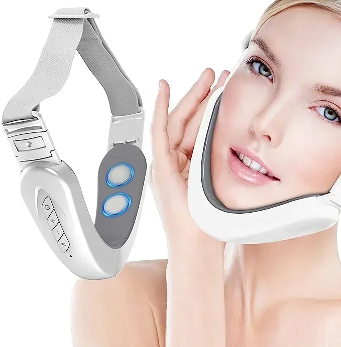 

EMS V-face Face Lift Beauty Device Удаление двойного подбородка Светодиодная светотерапия Массажер для похудения лица V-образное устройство для подтяжки пояса