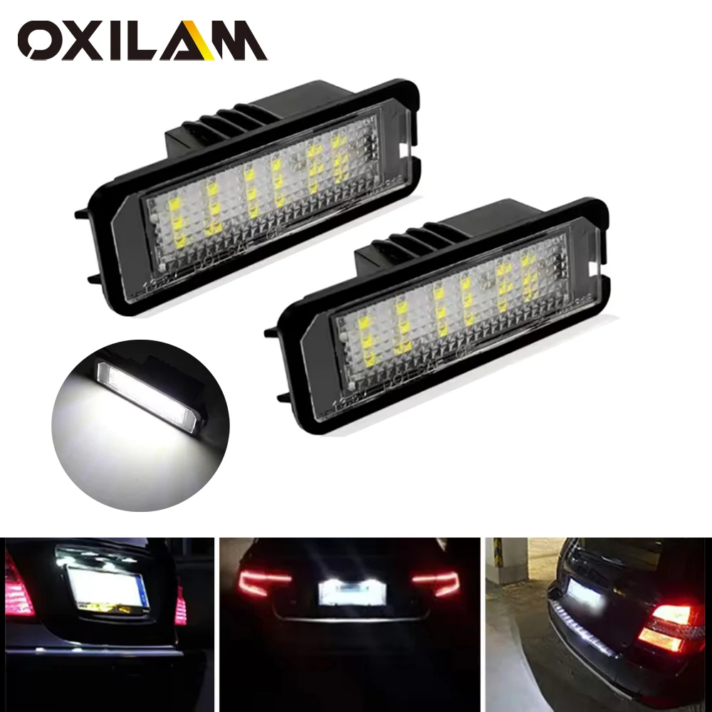

2pcs For VW LED Number License Plate Light Lamp For Volkswagen Polo Golf GTI MK4 MK5 MK6 New Beetle CC Eos Lupo Scirocco Rabbit