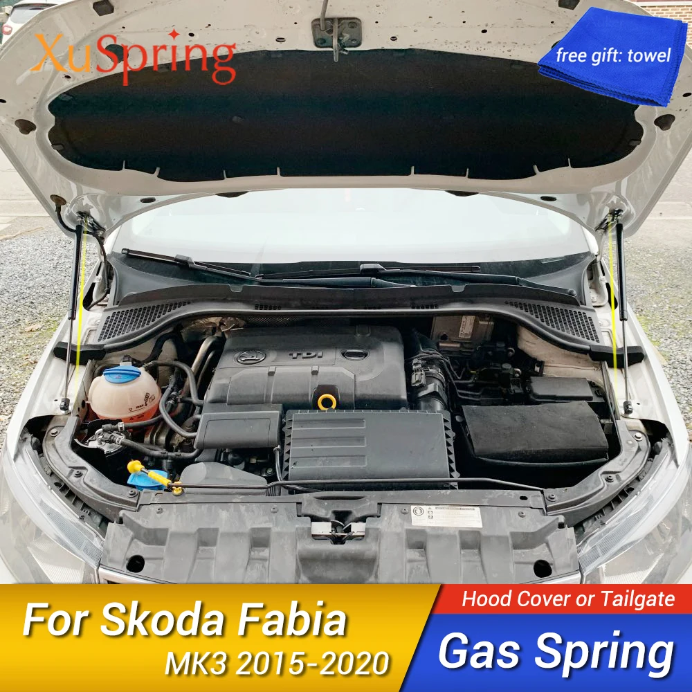 Car Bonnet Hood Support Lift Spring Bracket Strut Bar Rod for Skoda Fabia MK3 2015 2016 2017 2018 2019 2020 2021 2022