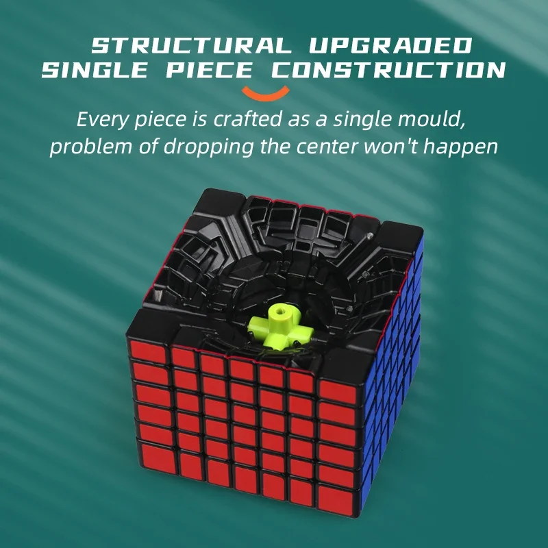 [ECube] QiYi QiXing 7x7x7 Magic Speed Cube Professional Antistress Puzzle Toy Game Qixing S2 Children's Gift with Stickers