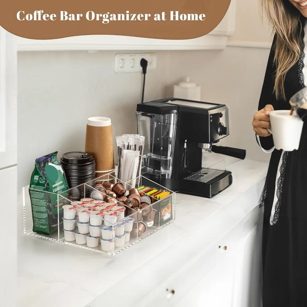 Acrylic Coffee Bar Organizer 5